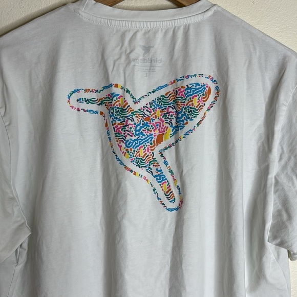 Birddogs white short sleeve tshirt with bird graphic on back size large - Picture 6 of 8